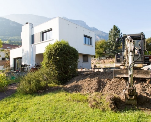 Extension maison en parpaing