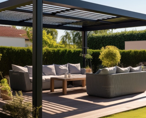 Quel coût pour une pergola bioclimatique autoportée ?